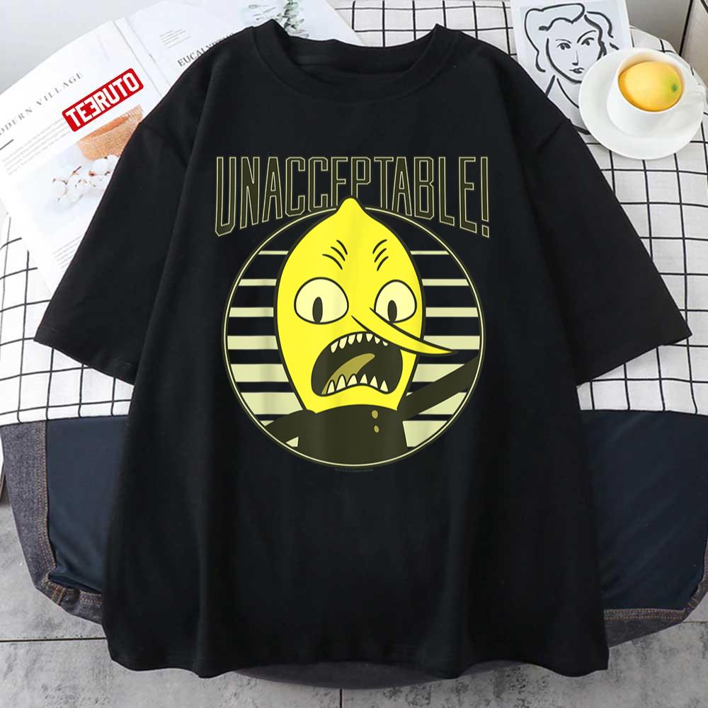 Cn Adventure Time Lemongrab Unacceptable Unisex T-shirt - Teeruto