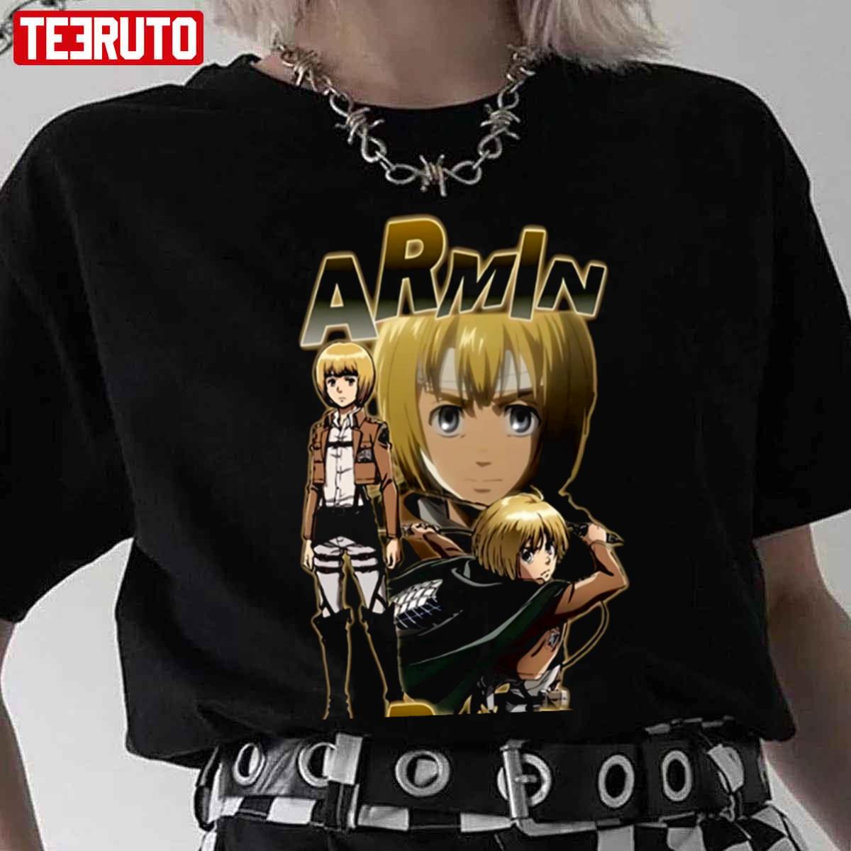 Collage Design Armin Arlert Attack On Titan Movie Unisex T-Shirt - Teeruto