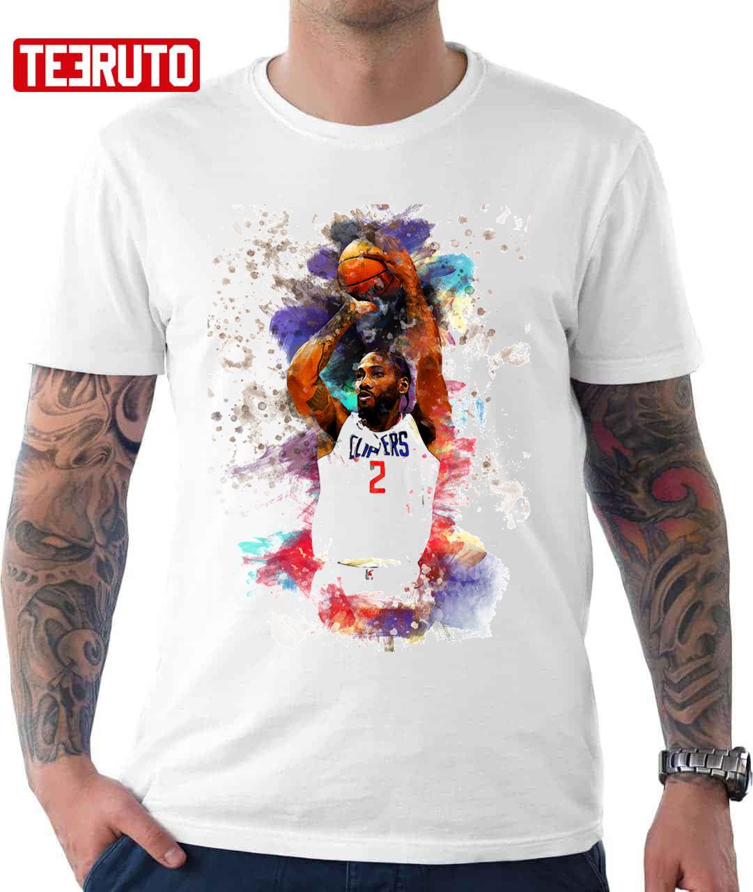 Colorful Art Clippers Basketball Kawhi Leonard Unisex Hoodie - Teeruto