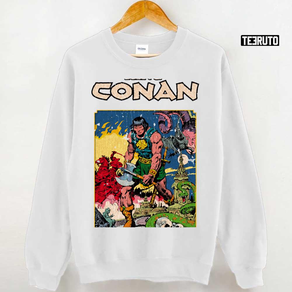 Conan The King Cartoon Art Barbarian Unisex Sweatshirt