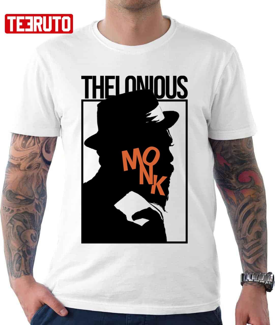Cool Black Design Of Thelonious Monk 90s Unisex T-Shirt