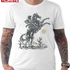 Cowboy On A Horse Maggiori Masterpieces Unisex T-Shirt