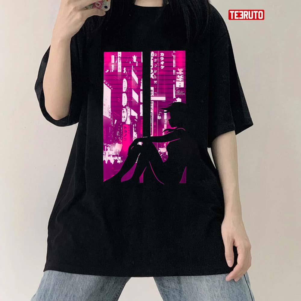Cyberpunk Girl I Japanese Anime Retro Vaporwave Aesthetic Unisex T-Shirt