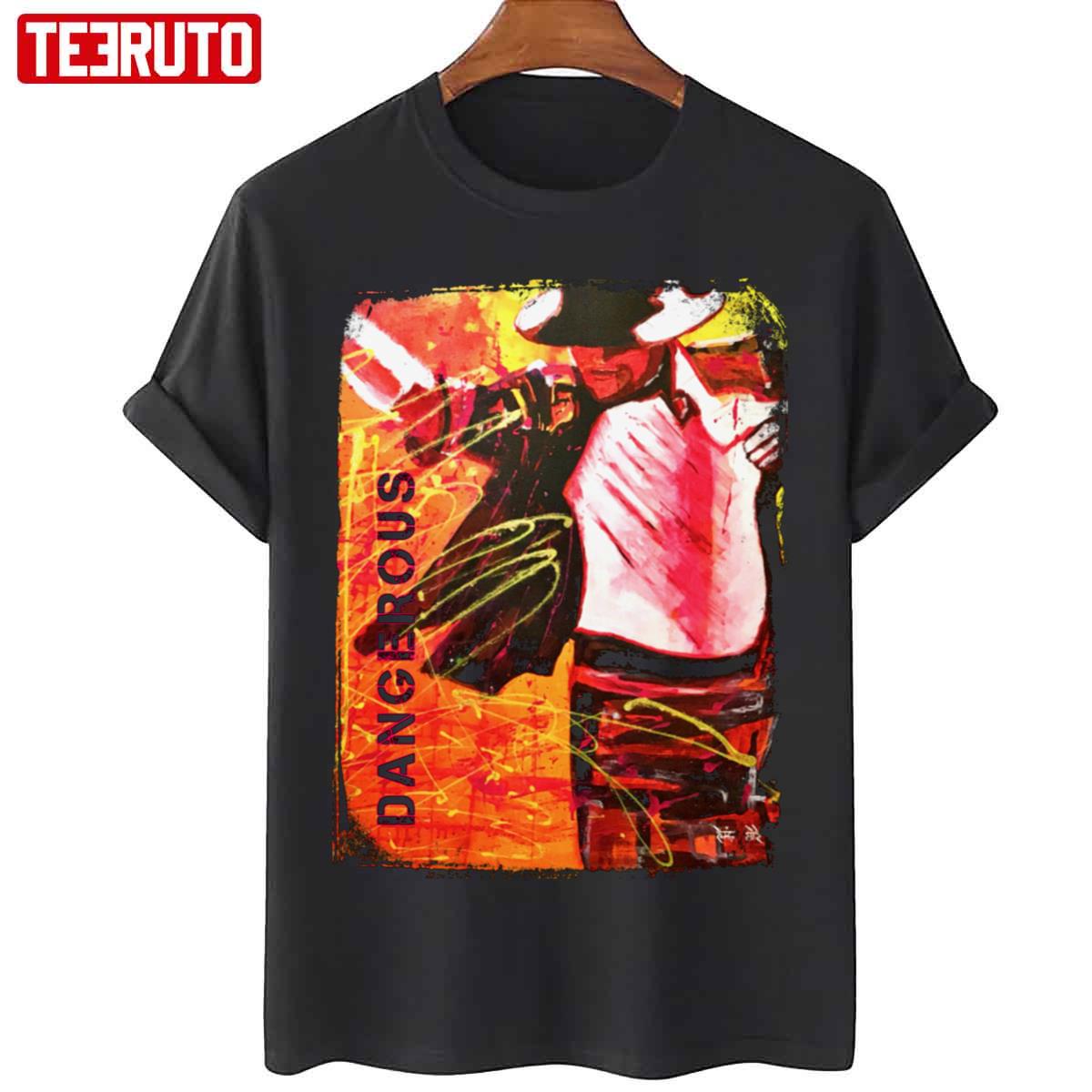 Dangerous Retro Design Michael Jackson Mj Unisex T-Shirt
