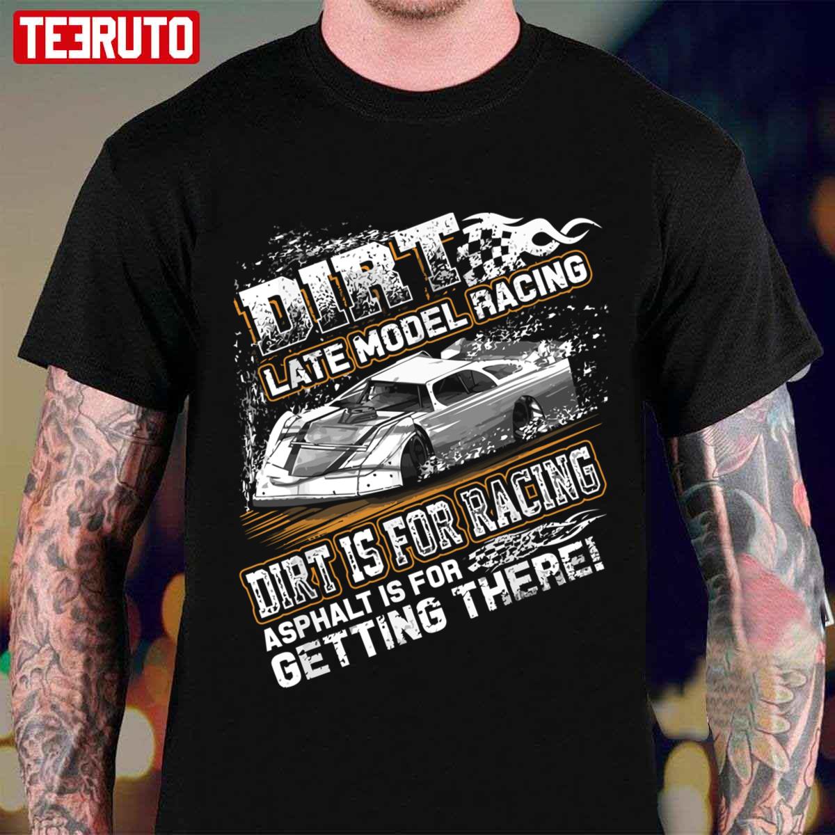 Dirt Late Model Racing Sprint Car Dirt Track Racing Christmas Unisex T-Shirt
