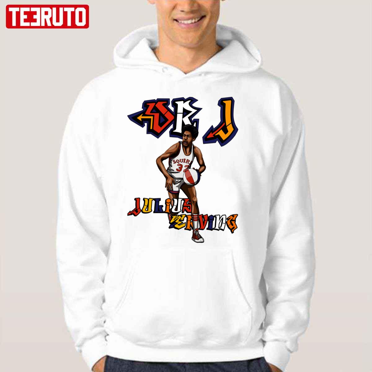 Dr J Baskteball Legend Julius Erving Unisex Hoodie - Teeruto