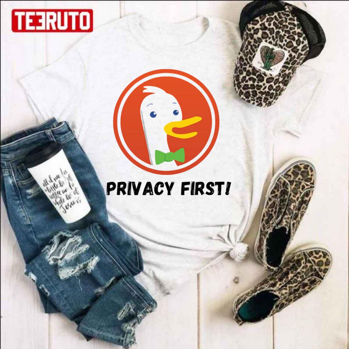 Duckduckgo Privacy Web Browser For Internet Unisex Hoodie - Teeruto