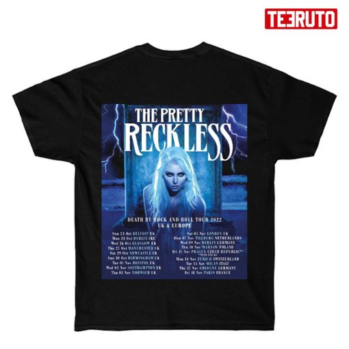 The Pretty Reckless Concert Death By Rock and Roll UK Tour 2022 Unisex T-Shirt