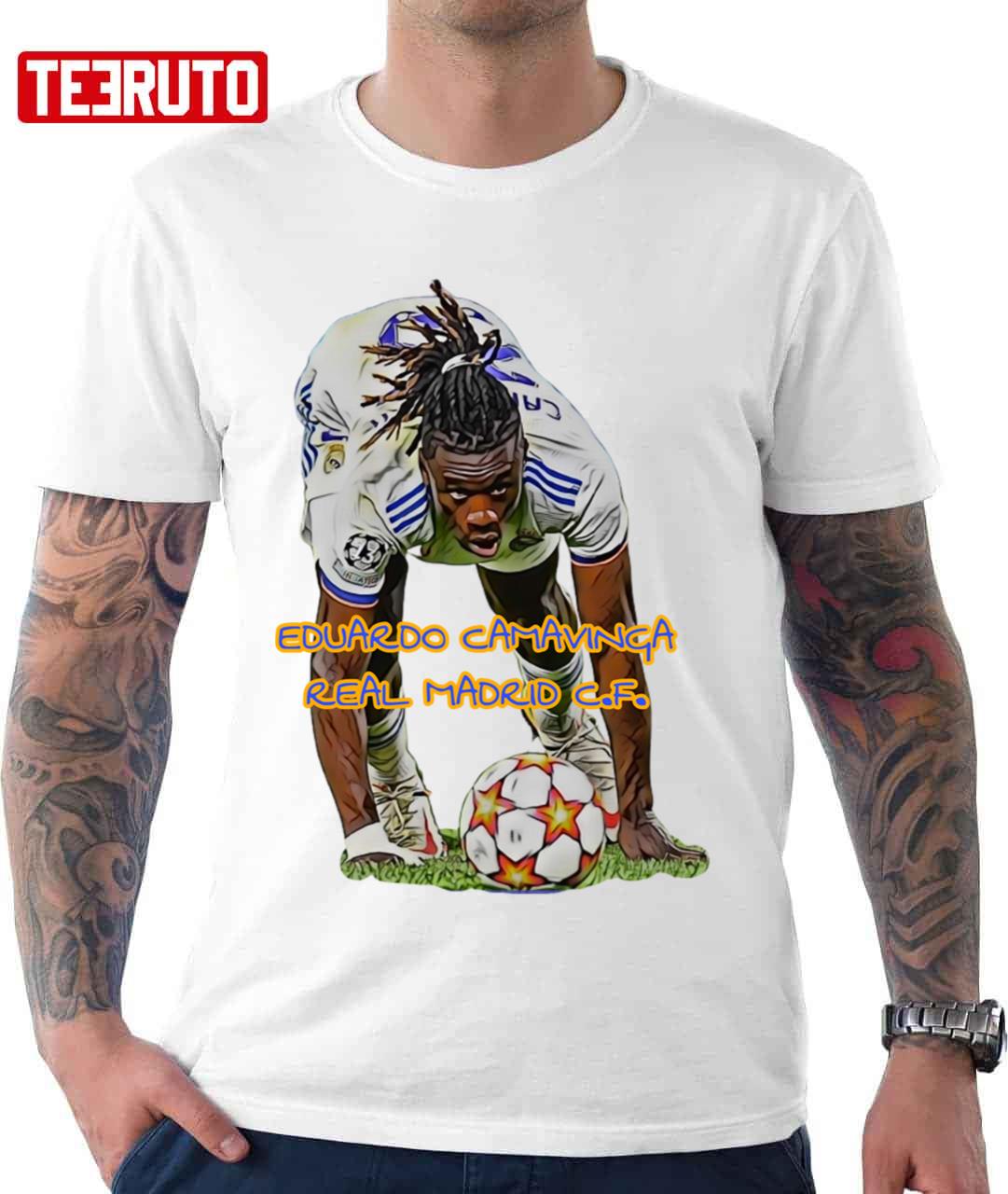 Eduardo Camavinga Real Madrid's Leopard Unisex T-Shirt