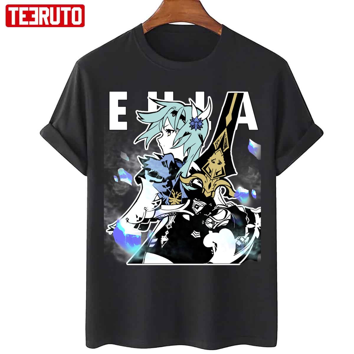 Eula Animated Design Genshin Impact Unisex Sweatshirt Teeruto