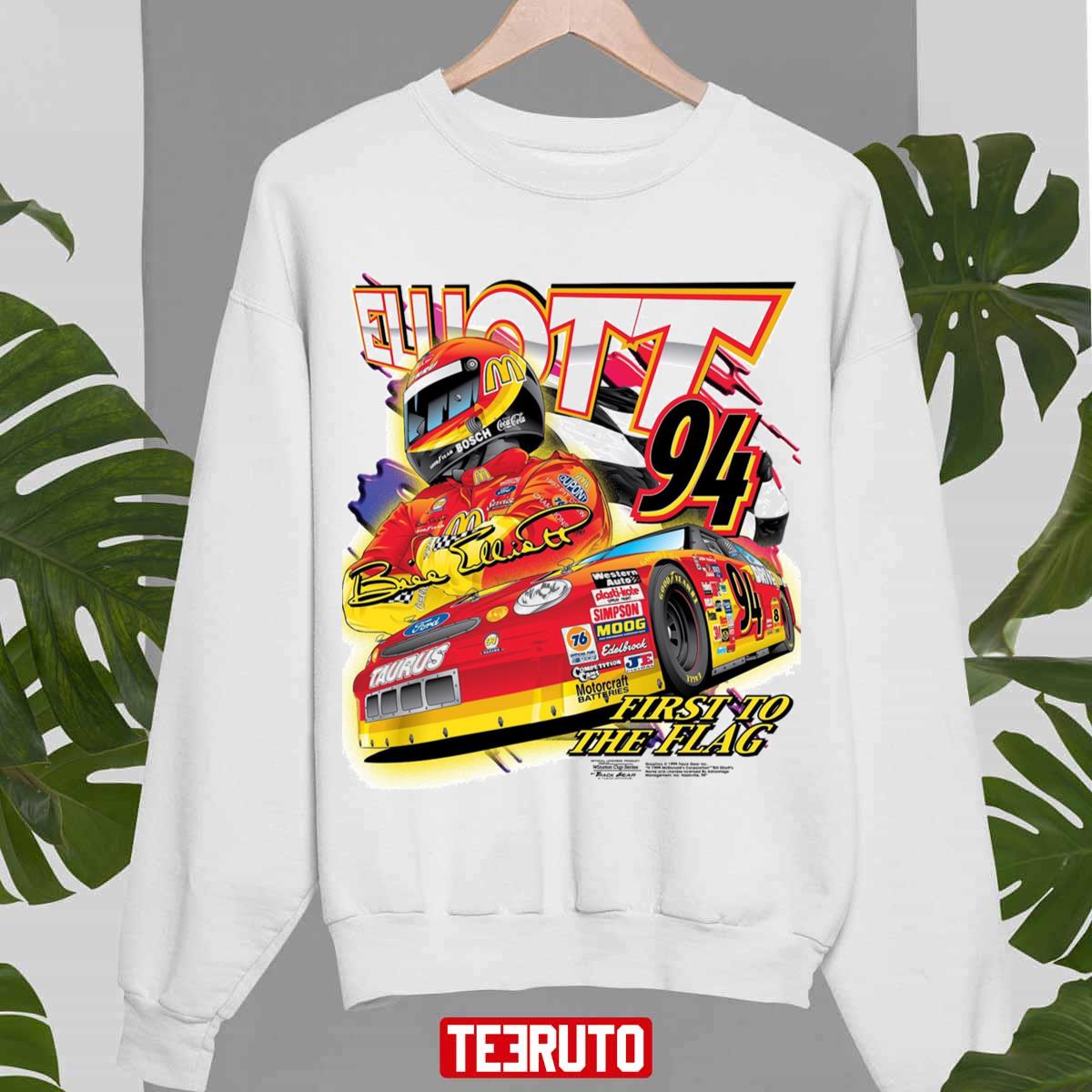 First To The Flag Bill Elliott Unisex Sweatshirt