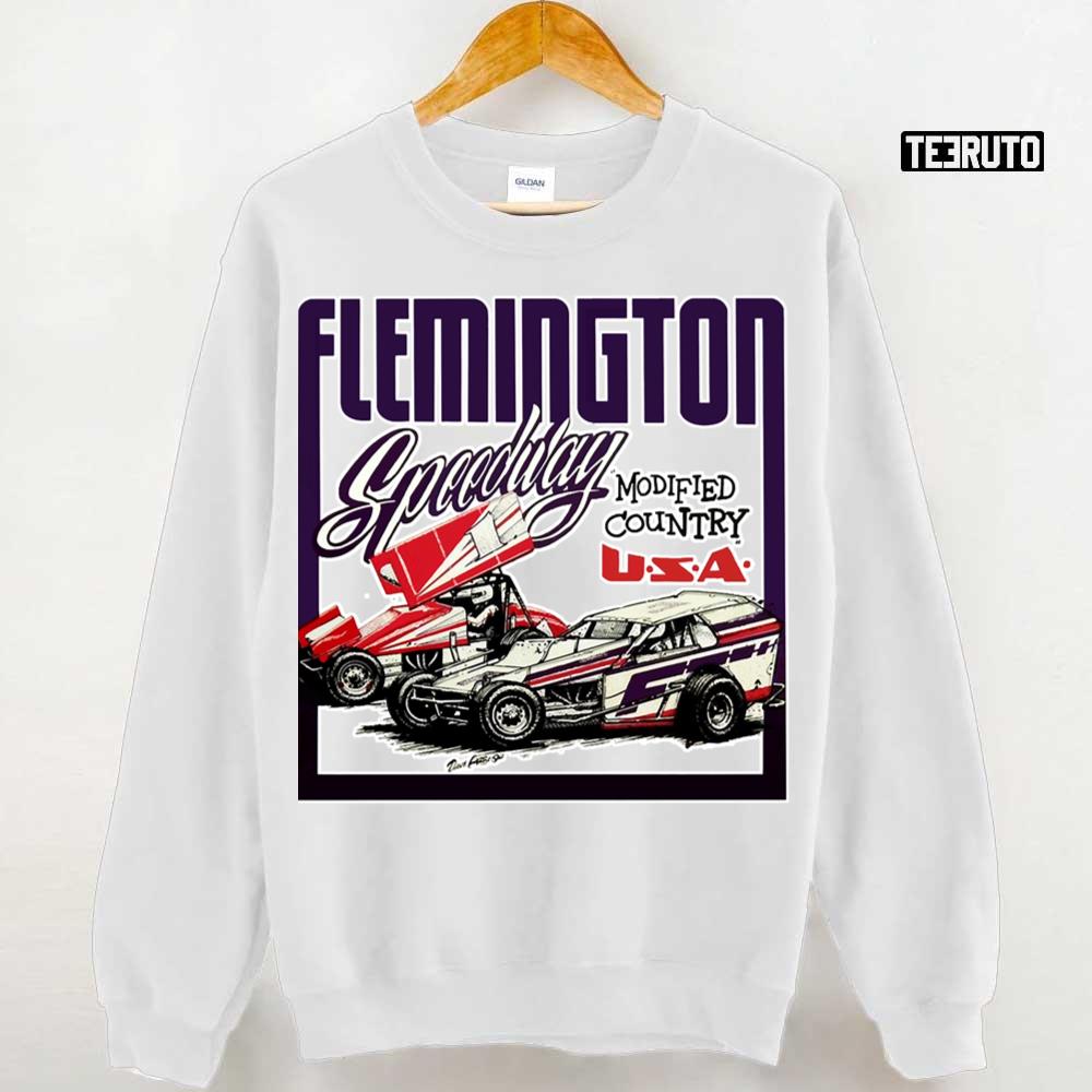 Flemington Speedway National Automobile Nascar Racing Unisex Sweatshirt