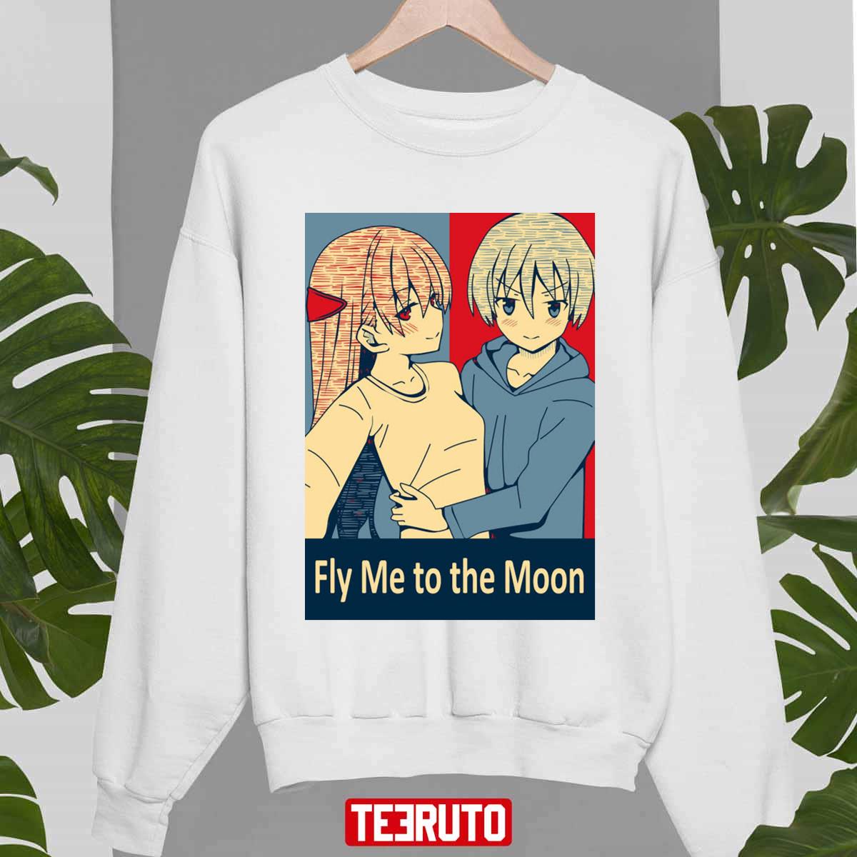 Fly Me To The Moon Tonikaku Hope Art Unisex Sweatshirt