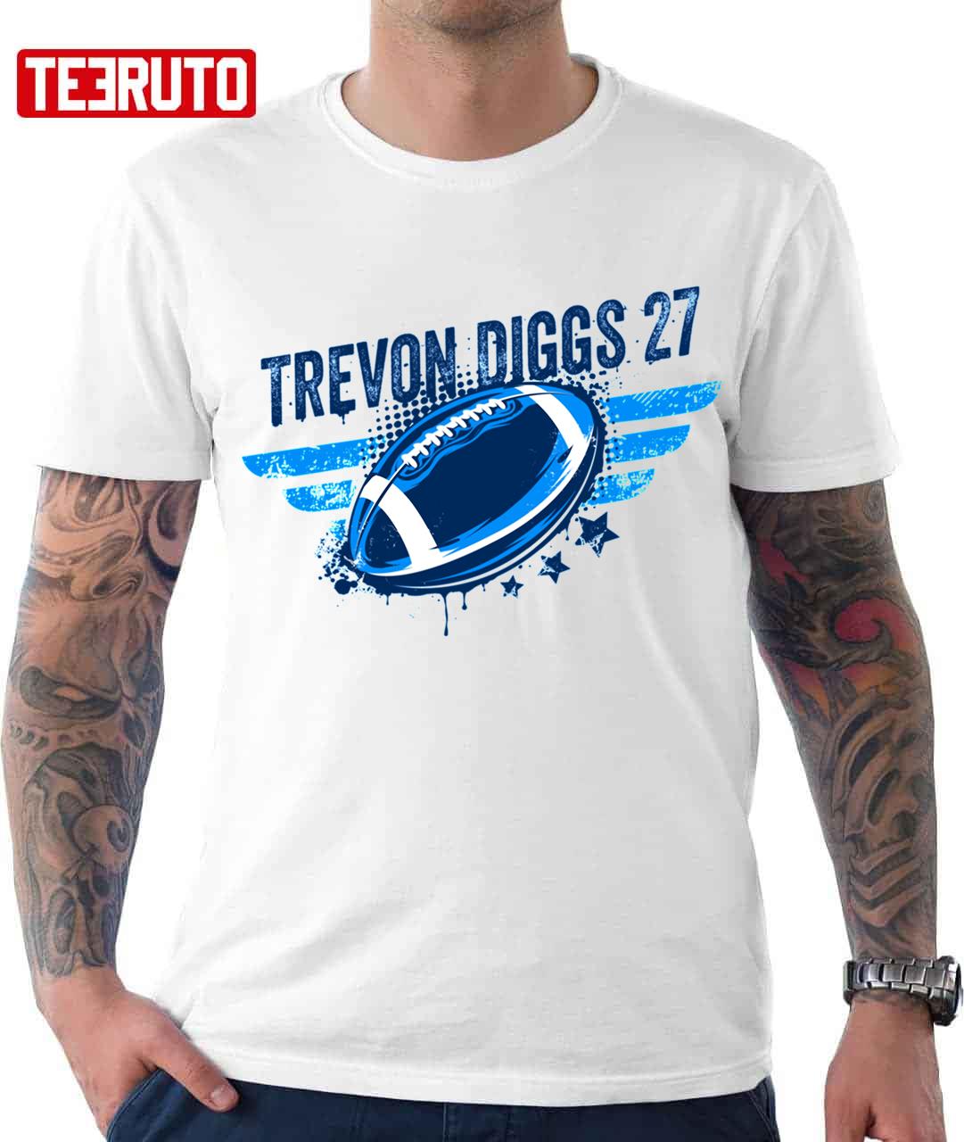 Football Design Trevon Diggs Logo Unisex T-Shirt - Teeruto