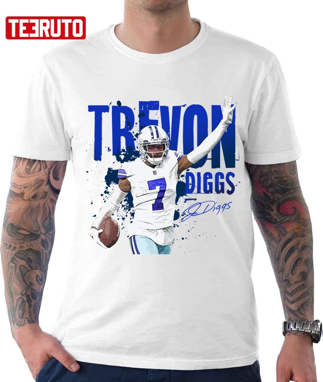 Vintage Trevon Diggs Shirt Sweatshirt Hoodie Football 