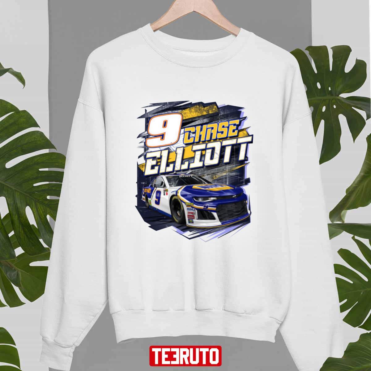 For White Car Racing Chase Elliott Unisex Sweatshirt