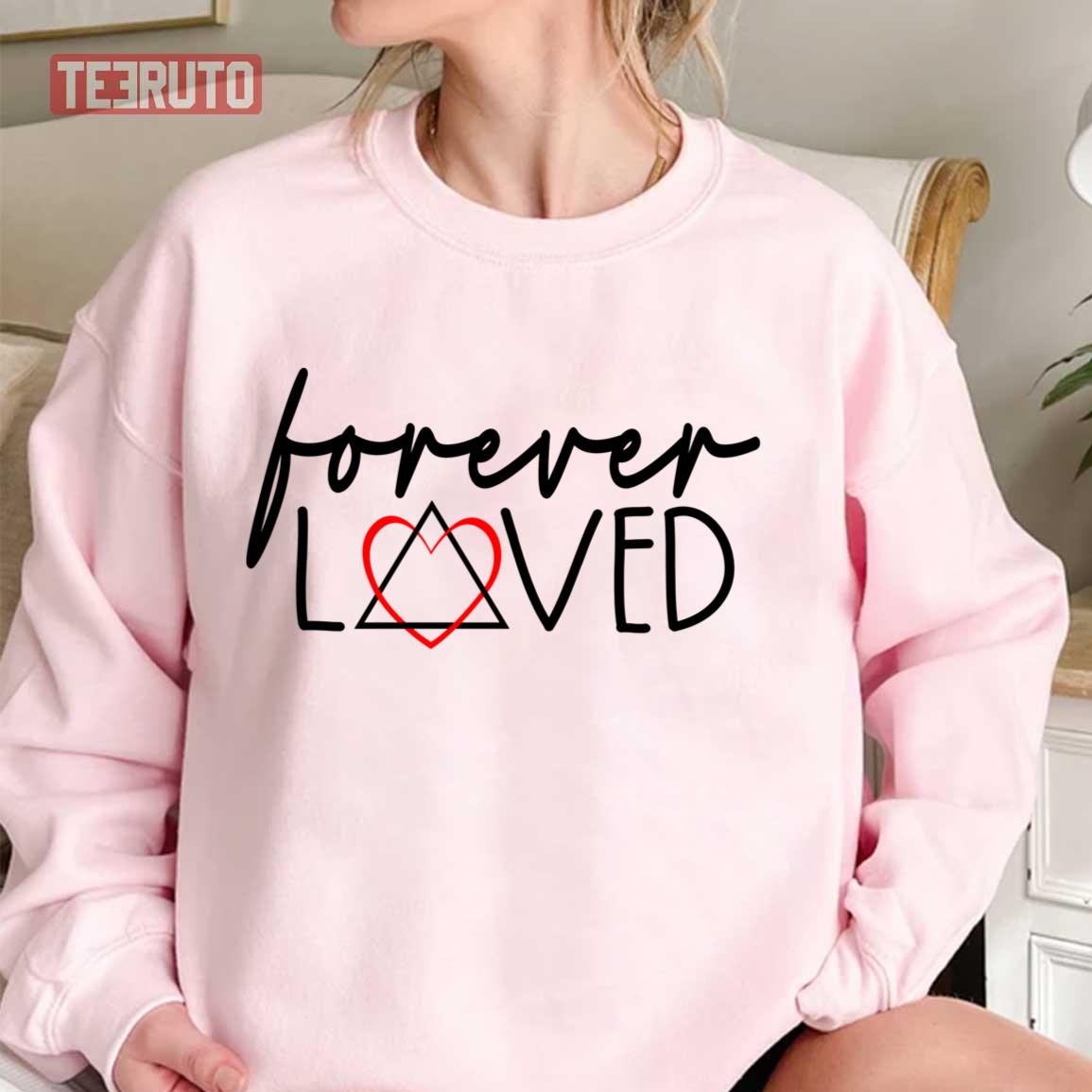Forever Loved Adoption Symbol Unisex Sweatshirt