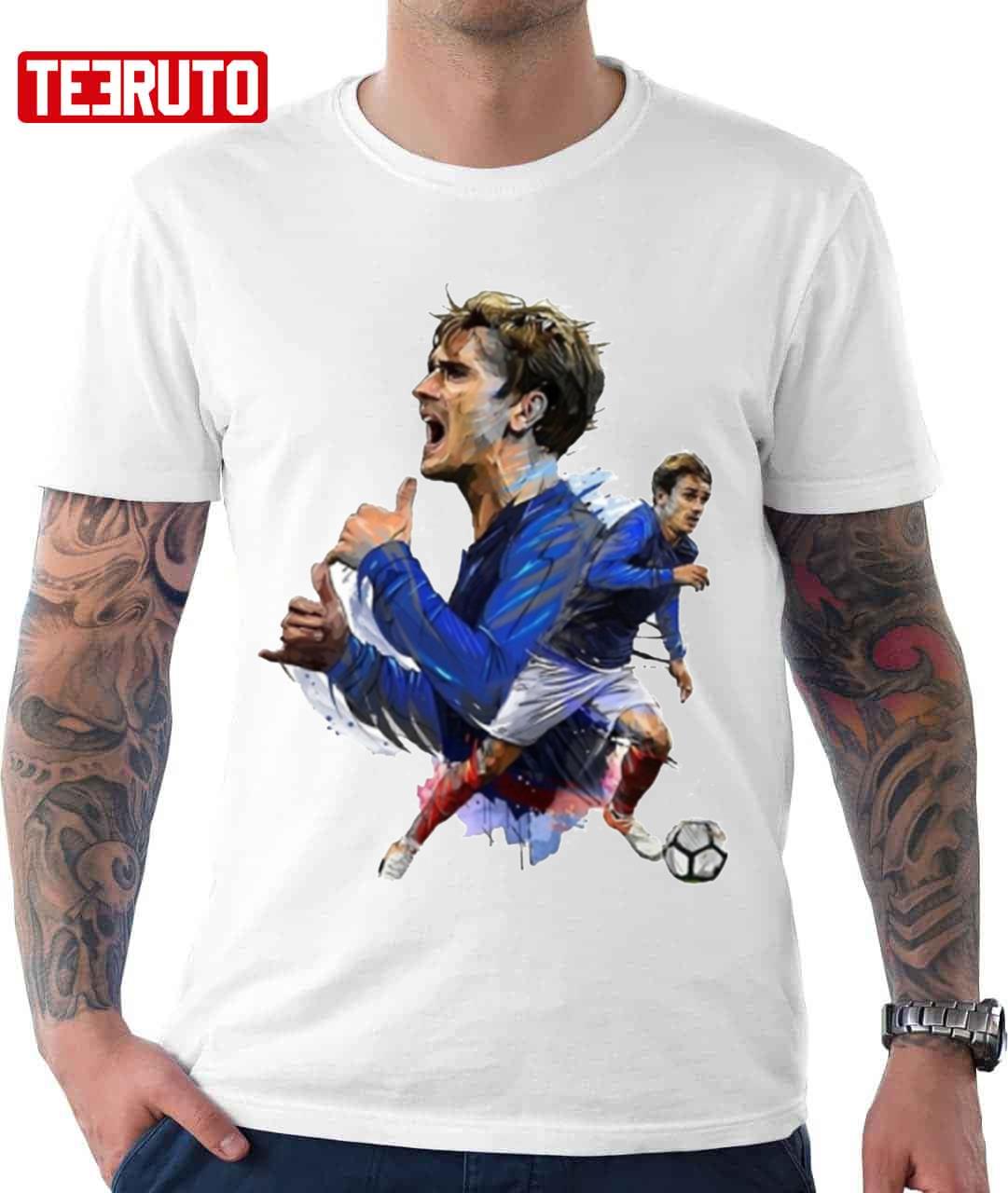 France National Team Player Antoine Griezmann Unisex T-Shirt