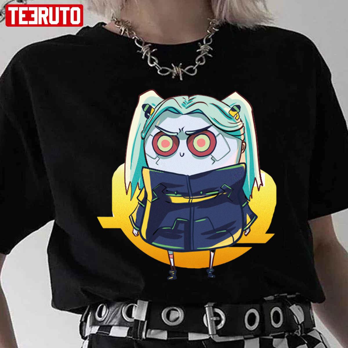 Rebecca - Cyberpunk Anime Girl Unisex AOP Hoodie