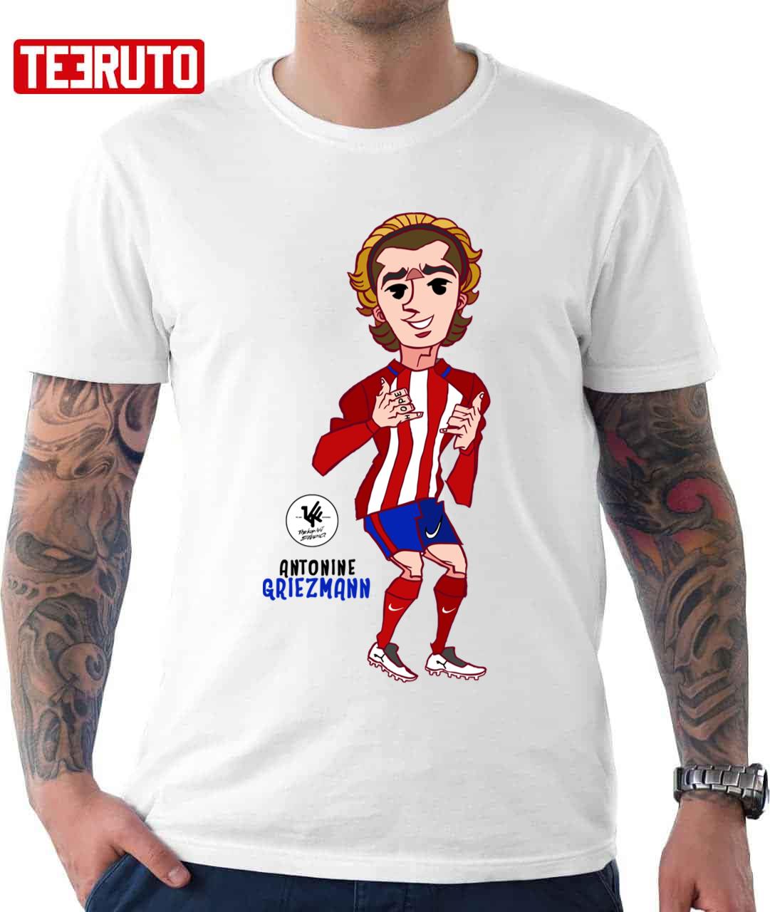 Funny Chibi Antoine Griezmann Love Football Unisex T-Shirt