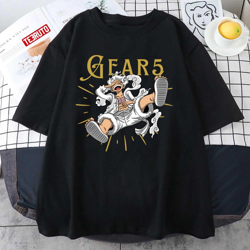 Gear 5 Monkey D Luffy Nika Unisex T-shirt - Teeruto