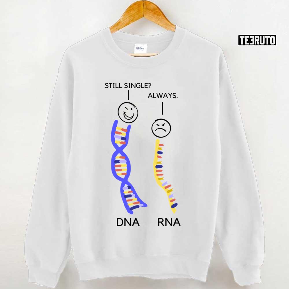 Still Single? DNA Always RNA Biology' Unisex Shawl Collar Hoodie