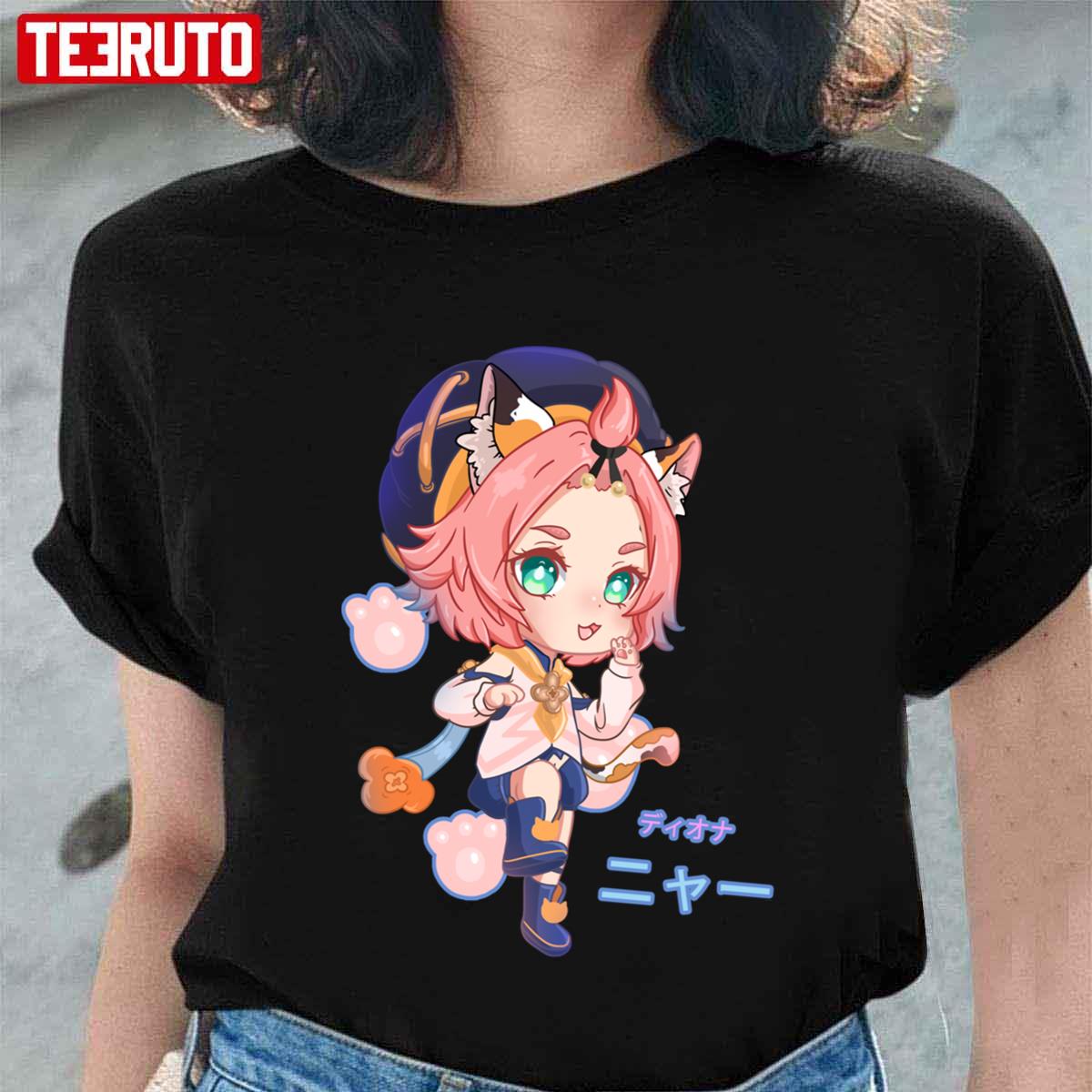 Genshin Impact Chibi Diona Unisex T-shirt - Teeruto