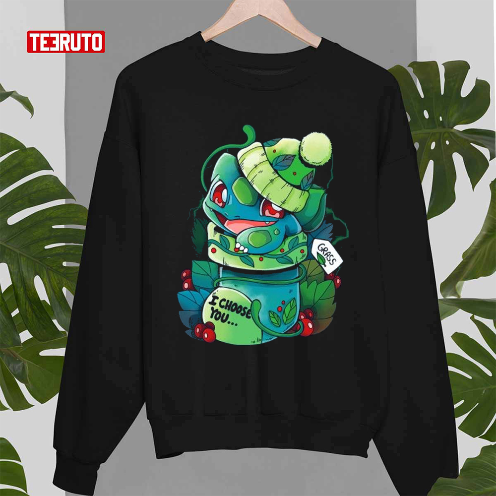 Get Warm In Christmas Sock Bulbasaur  Pokemon Unisex Sweatshirt
