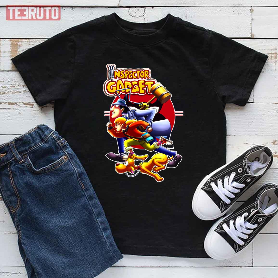 Go Go Gadget Run Funny Moment In Inspector Gadget Unisex TShirt Teeruto