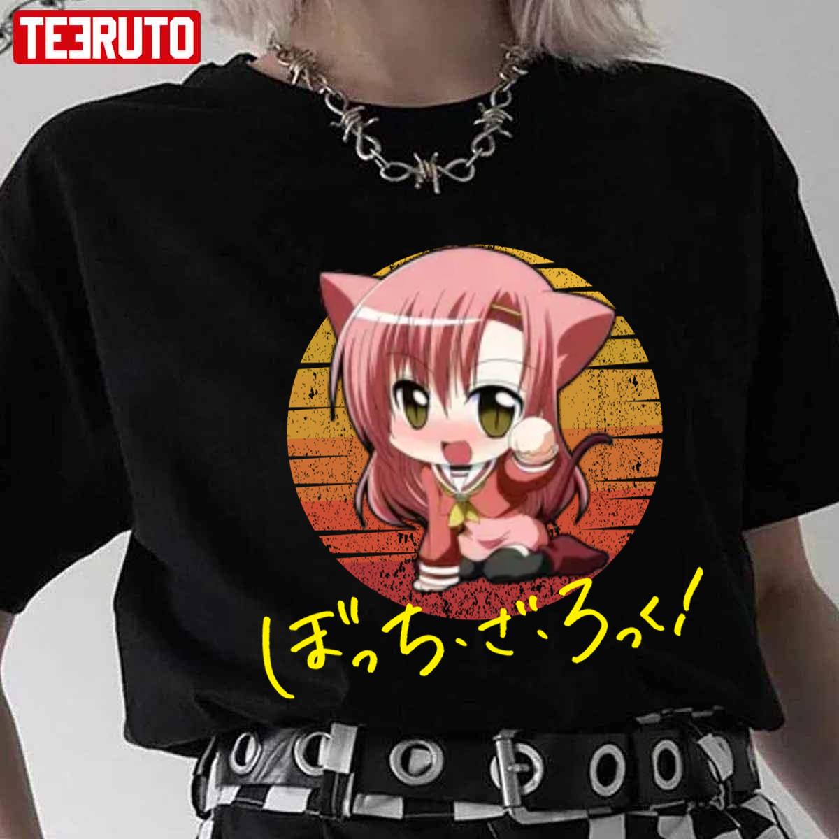 Gotou Hitori Girl Chibi Bocchi The Rock Vintage Unisex T-shirt