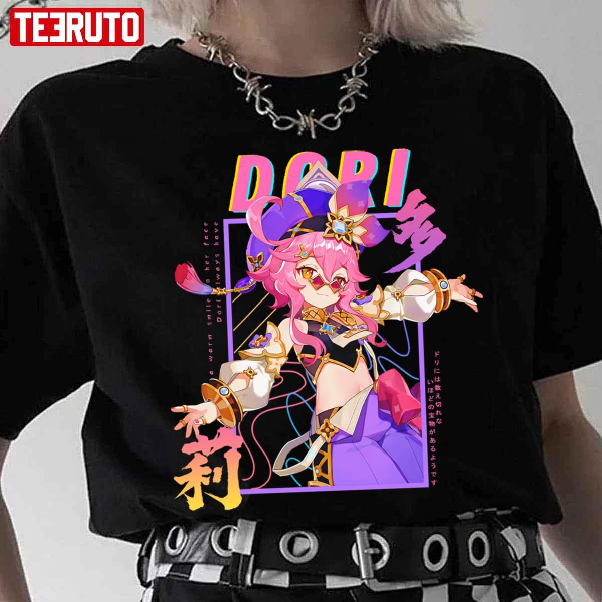 Graphic Design Dori Genshin Impact Unisex T-Shirt - Teeruto