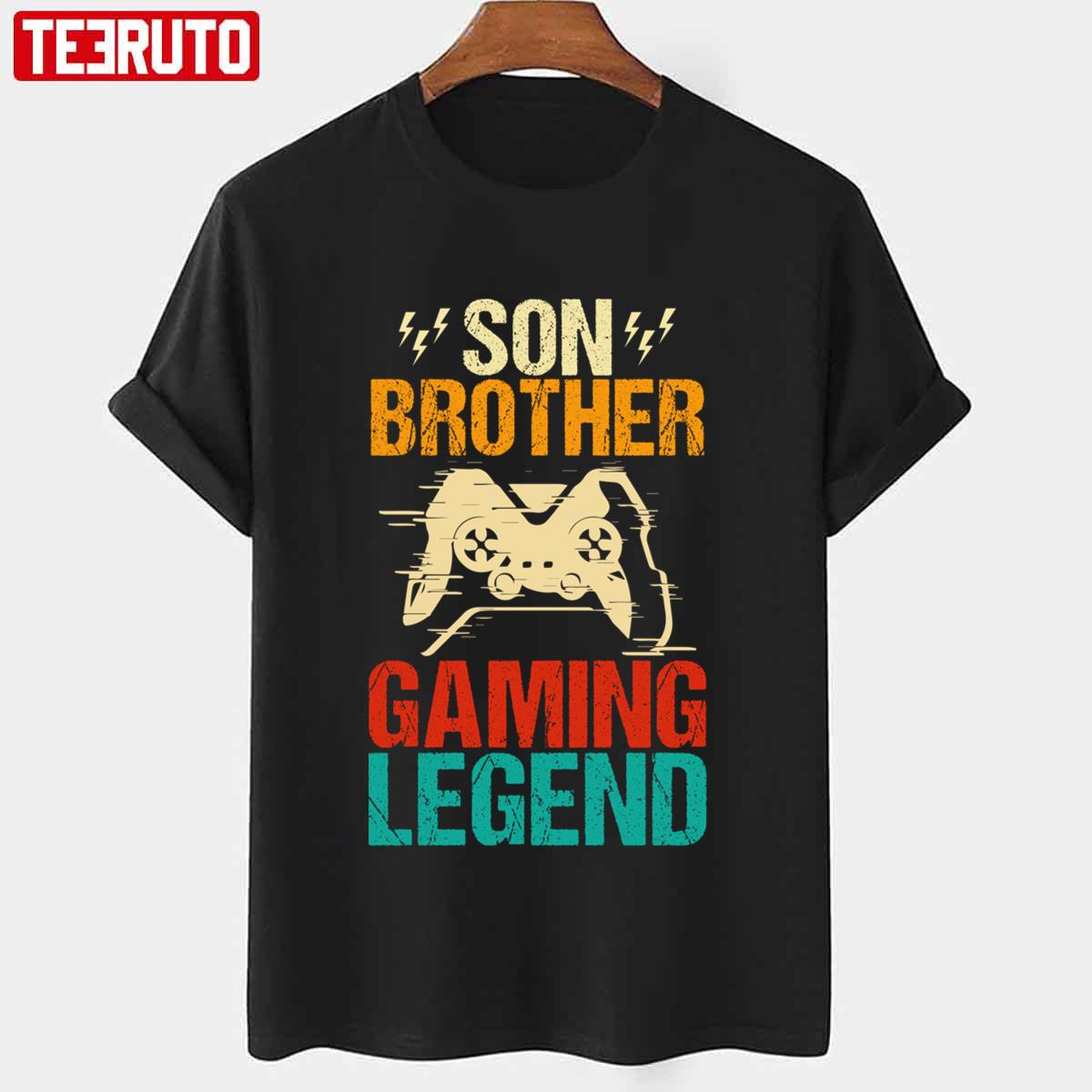 Grunge Son Brother Gaming Legend Unisex T-Shirt