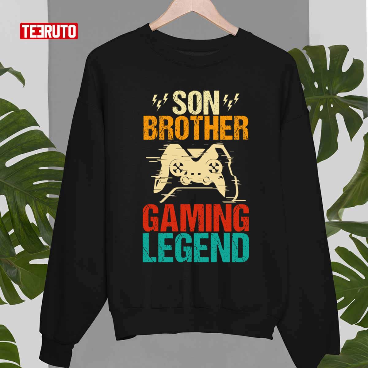 Grunge Son Brother Gaming Legend Unisex T-Shirt