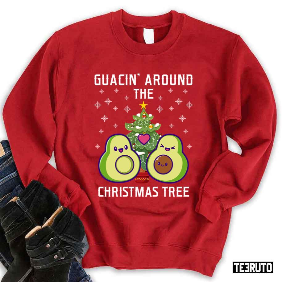 Guacin Around The Christmas Tree Unisex Sweatshirt
