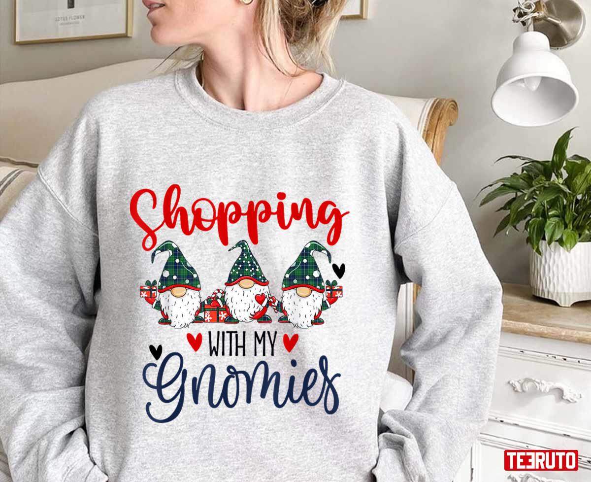 Hearts To You Shopping With My Gnomies Unisex Sweatshirt