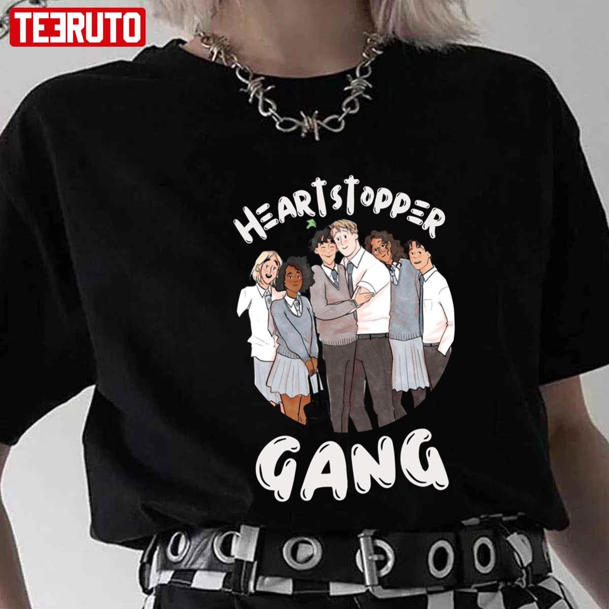 Heartstopper Gang Art Illustration Unisex T Shirt Teeruto