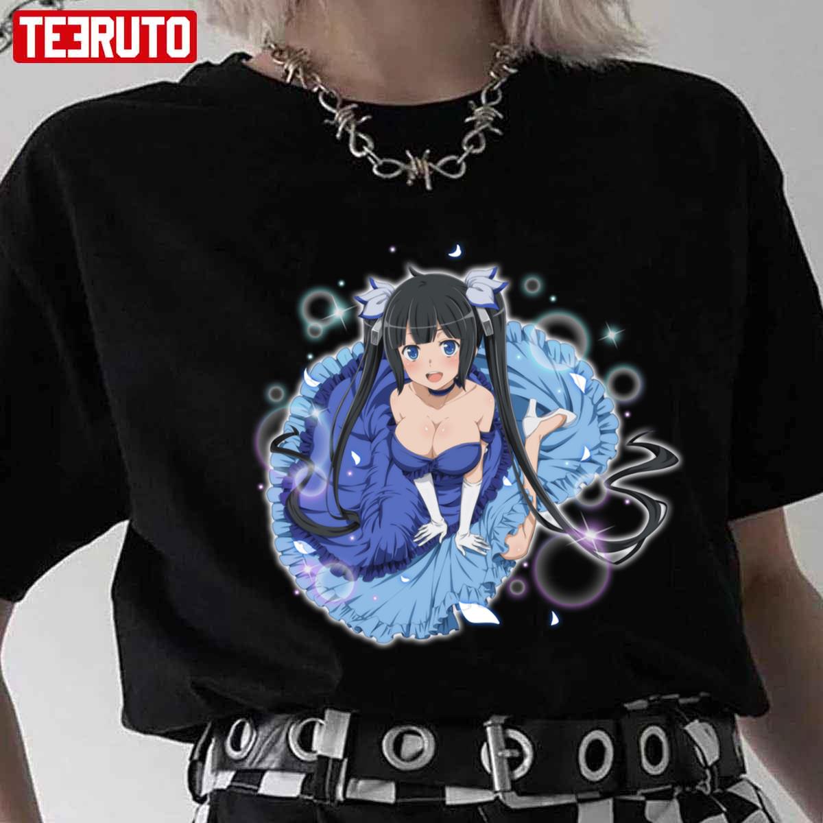 Hot Hestia Waifu Danmachi Unisex T Shirt Teeruto 3228