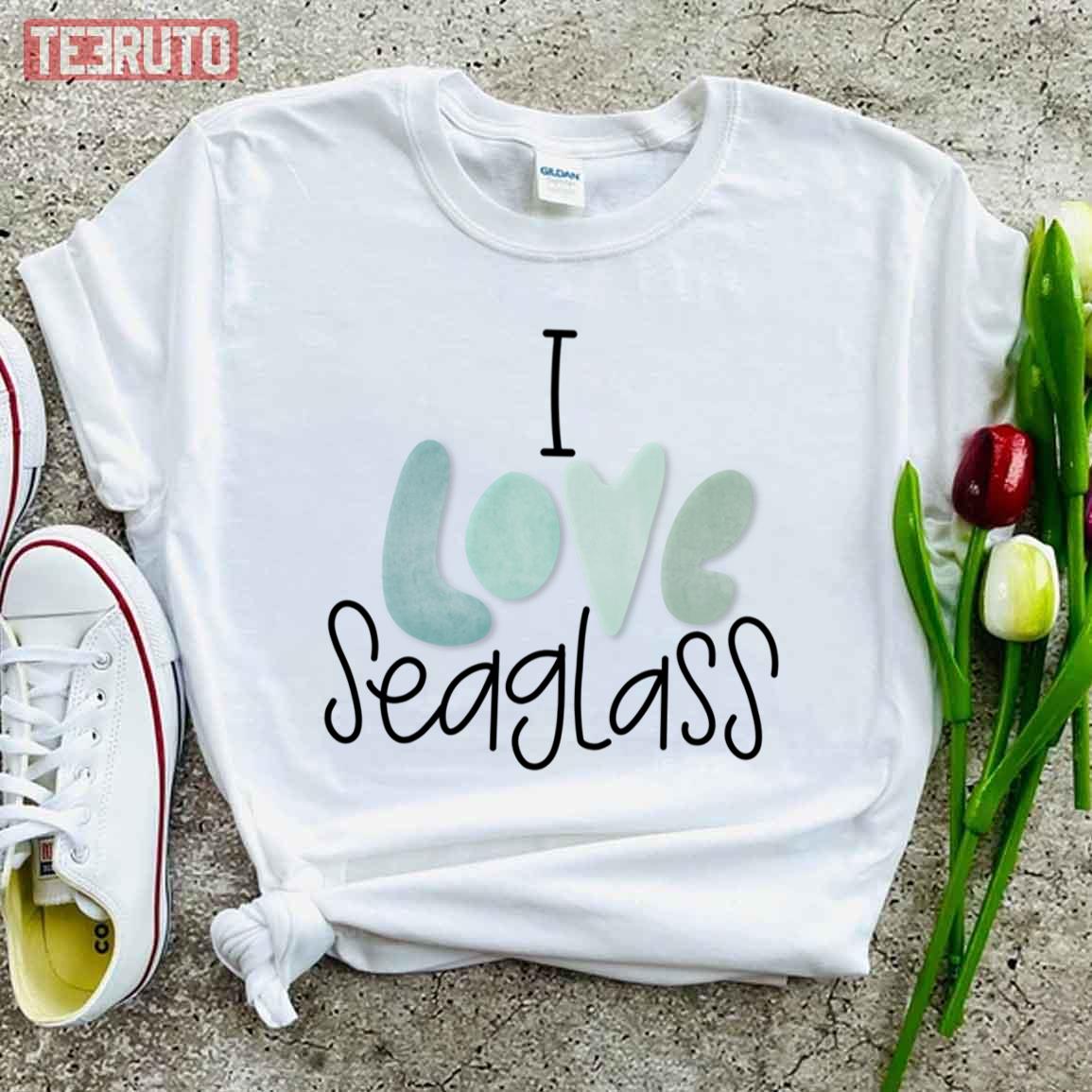 I Love Seaglass Beach Glass Unisex T-Shirt