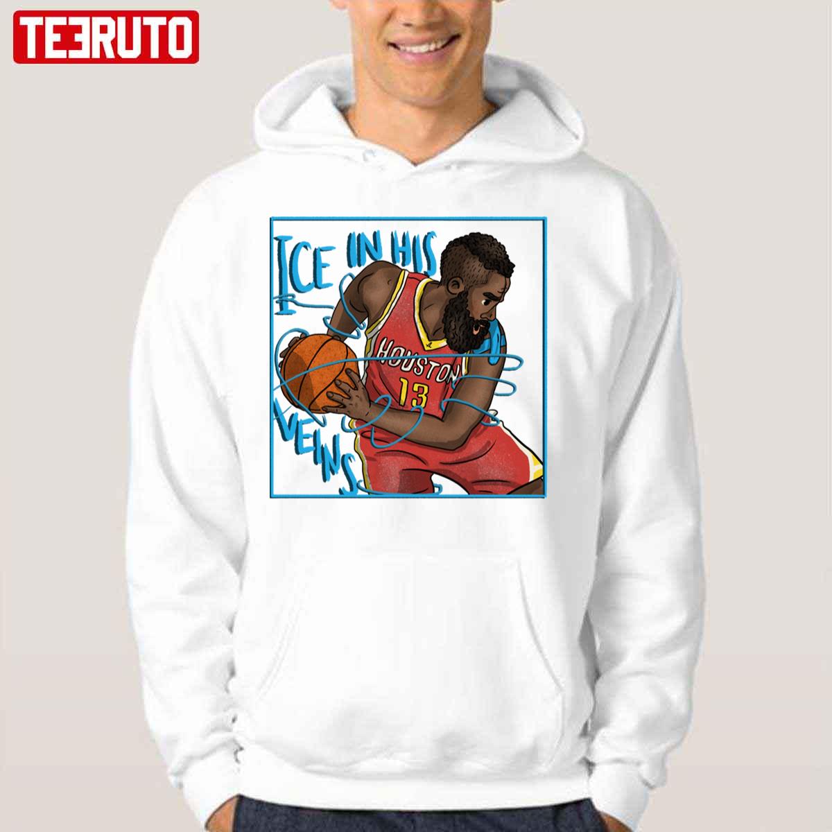 Ice In His Veins Houston Design James Harden Unisex Hoodie