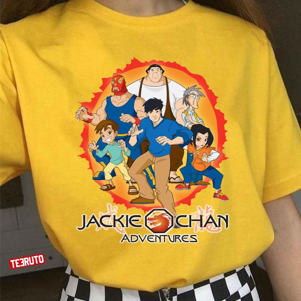 Jackie Chan Adventures Cute Cartoon Unisex T-Shirt - Teeruto