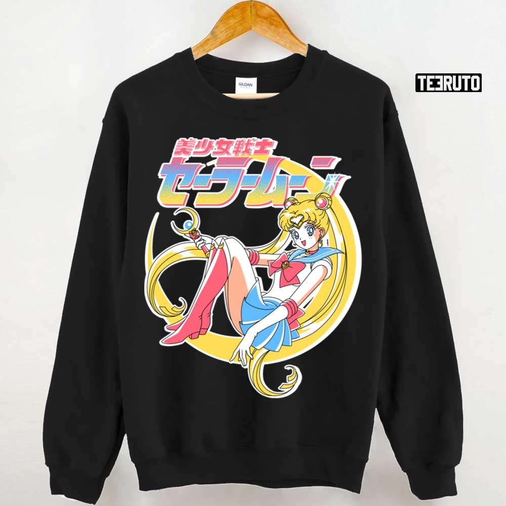 Japanese Logo Anime Sailor Moon Moon Warrior Unisex Sweatshirt - Teeruto