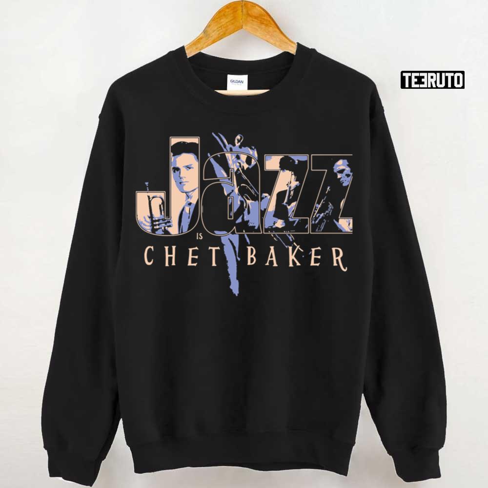 Jazz Is Chet Baker Retro 90s Art Unisex Sweatshirt