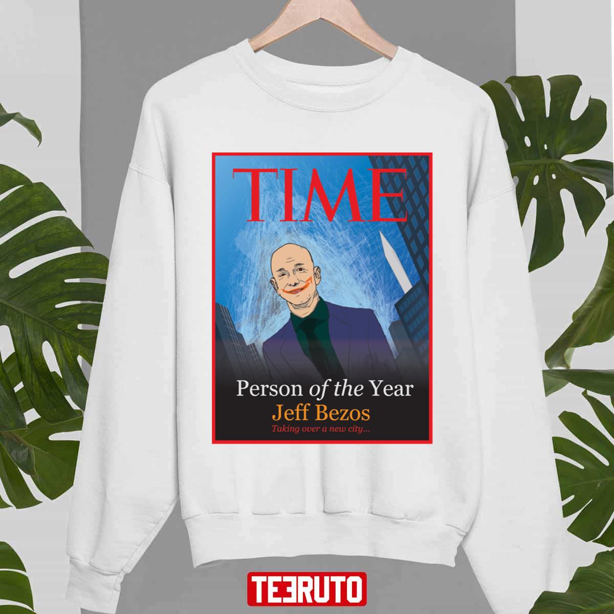 Jeff Bezos Person Of The Year Time Cover Style Unisex Sweatshirt