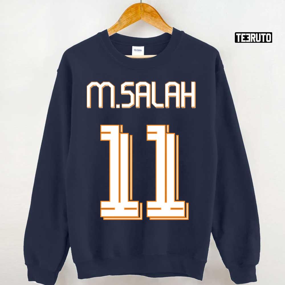 Regenerativ Rummelig nedbrydes Jersey Name & Number Liverpool Mohamed Salah Unisex Sweatshirt - Teeruto