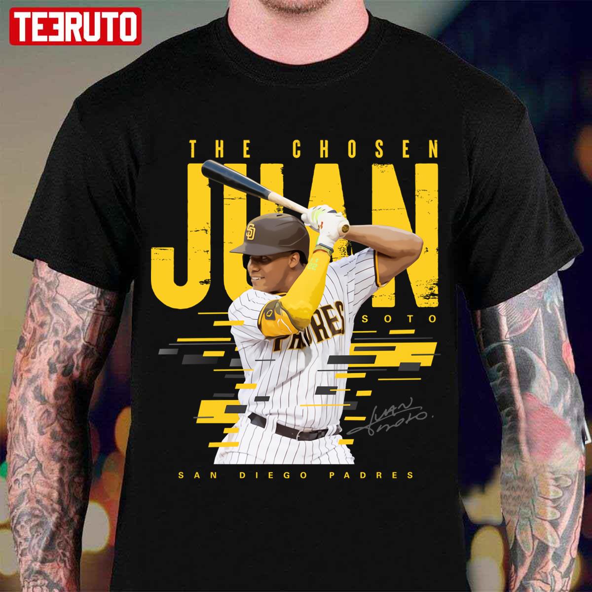 Juan Soto The Chosen San Diego Signature Baseball Unisex TShirt Teeruto