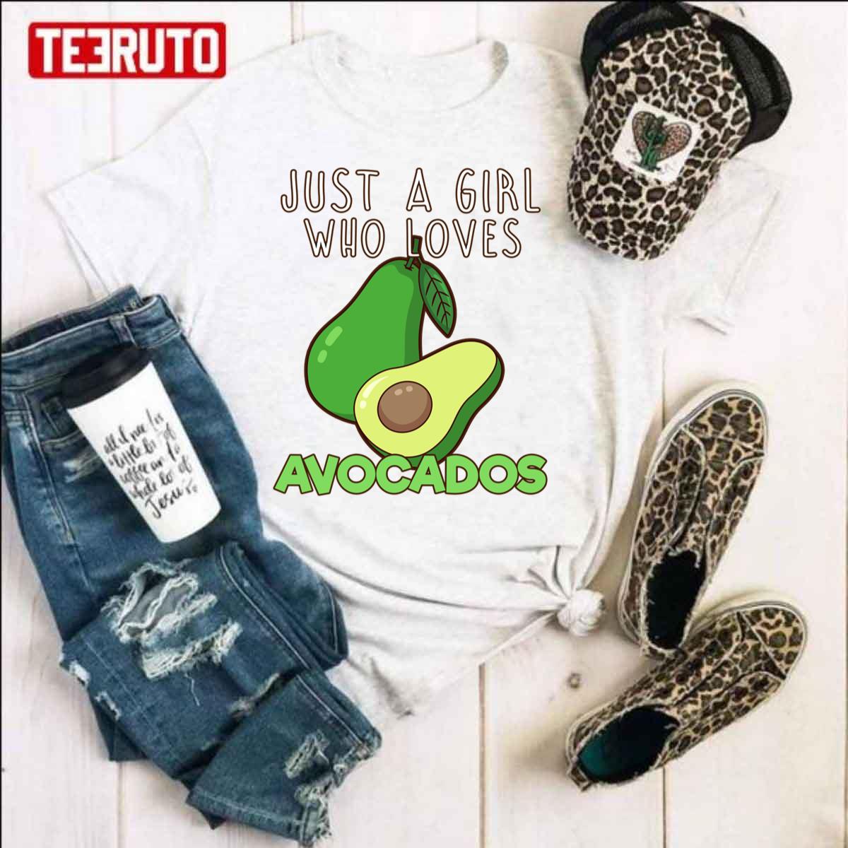 Just A Girl Who Loves Avocados Unisex Hoodie