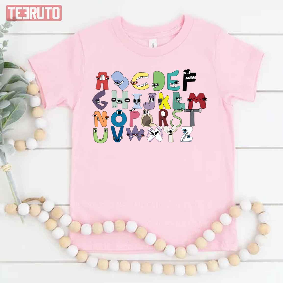 Latter L With Muscle Alphabet Lore Unisex T-Shirt - Teeruto