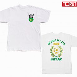 Logo Design Brazil Football World Cup 2022 Qatar Unisex T-Shirt