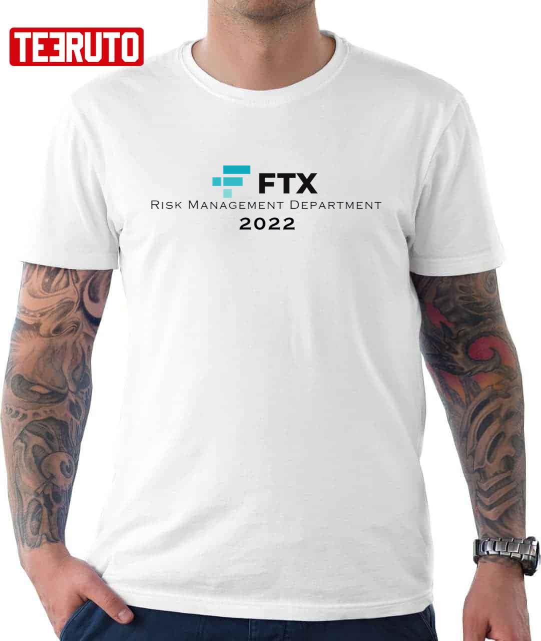 Logo Ftx Risk Management Department 2022 Sbf Sam Bankman Fraud Black Design Unisex Hoodie