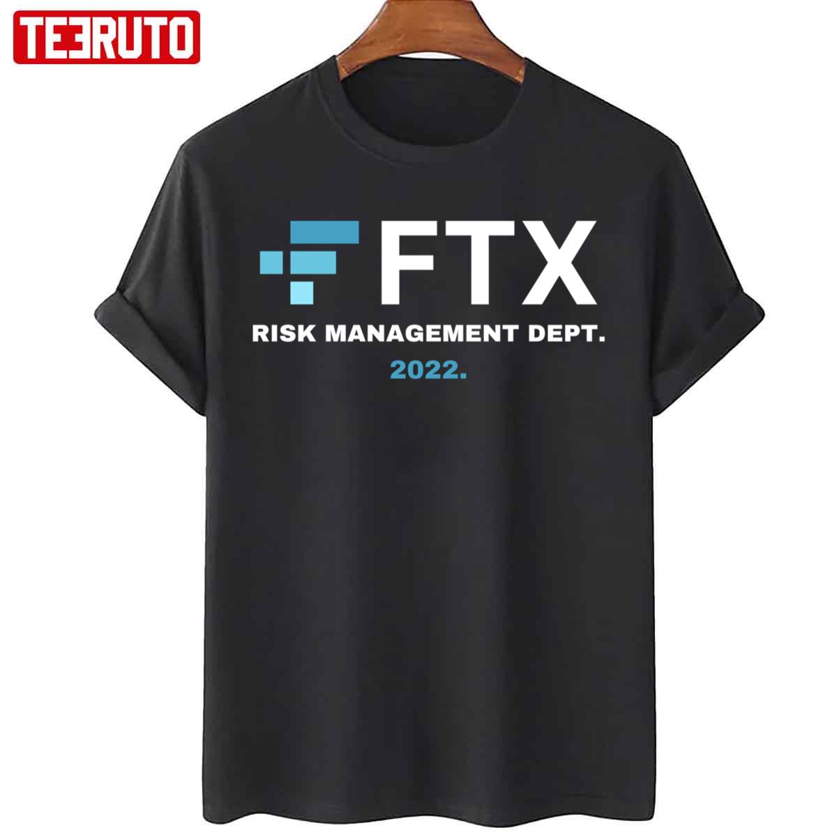 Logo Ftx Risk Management Department Sbf Sam Bankman Fraud White Design Unisex Sweatshirt